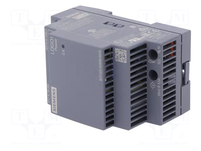 SIEMENS LOGO!Power 54W 12VDC 4,5A Alimentador de impulso