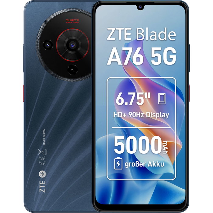 ZTE Blade A76 5G Black ZTE Blade A76 5G Black