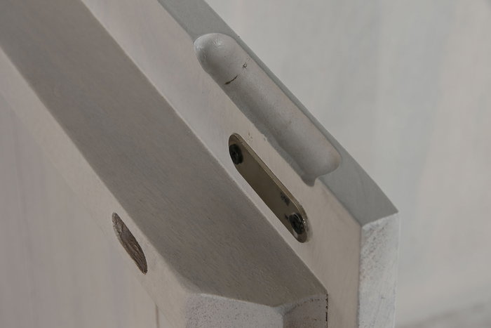 DKD Home Decor Buffet Moderno Blanco, Mueble de Salón con 4 Puertas y 2 Estanterías, 182 x 45 x 76 cm