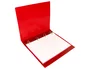 Liderpapel Carpeta de 4 anillas 25 mm Rojo translúcido DIN A4