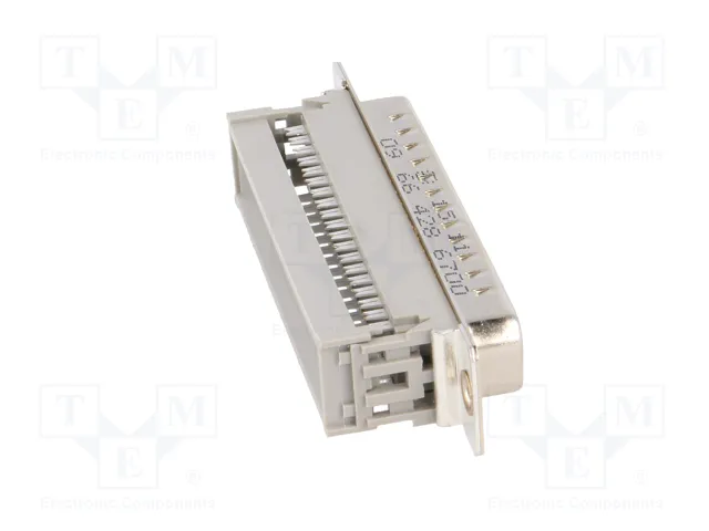 HARTING Conector D-Sub 37 pines macho recto IDC