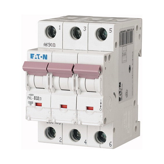 Eaton PXL-B32/3 Disyuntor en miniatura 32A 3p Tipo B Eaton PXL-B32/3 Disyuntor en miniatura 32A 3p Tipo B