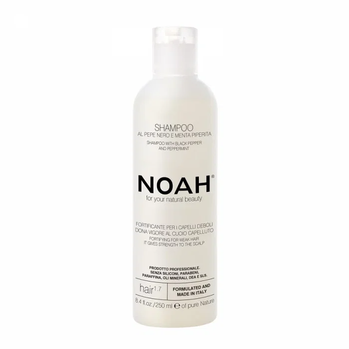 Noah Champú Fortalecedor con Pimienta Negra y Menta Piperita 250 ml Noah Champú Fortalecedor con Pimienta Negra y Menta Piperita 250 ml
