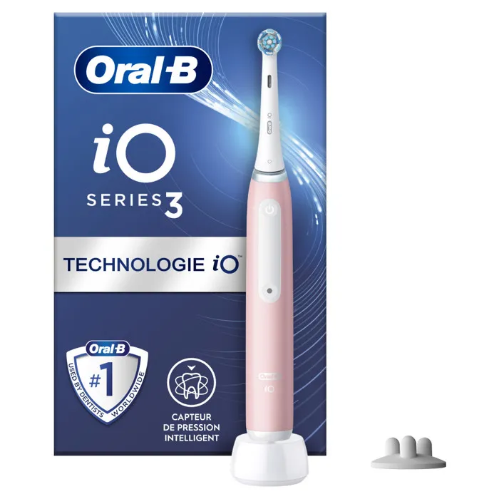 Oral-B iO3 Cepillo Dental Eléctrico Rosa Oscilo-rotación/Pulsación 3D