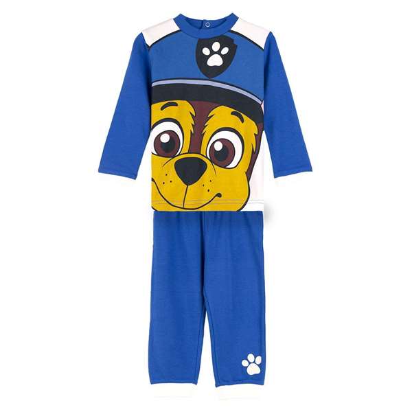 Pijama Largo Interlock Paw Patrol Azul