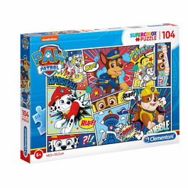 PAW Patrol, Rompecabezas, Unisex, 6+ años, 104 uds
