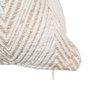 Cojín Blanco/Beige Algodón Decoración 40 X 60 cm (Set de 2)