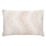 Cojín Blanco/Beige Algodón Decoración 40 X 60 cm (Set de 2)