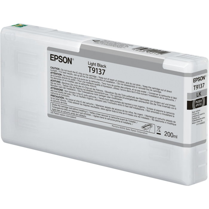 Epson T9137 Cartucho de tinta Negro claro 200ml