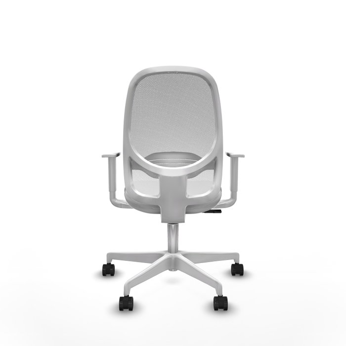 PIQUERAS Y CRESPO Silla de oficina Cilanco con mecanismo Sincro, Blanco