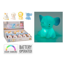 Basics Luz nocturna infantil RGB con modelos de animales