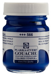 Talens Témpera Extra Fina Azul de Prusia (Ftalo) 566, 50 ml