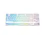The G-Lab Teclado Gaming Mini Keyz-Caesiumt-w/sp Blanco 380x160x40 mm