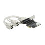 DeLOCK Tarjeta PCI Express x1 a 4 x Serie RS-232 con alimentación 5 V/12 V