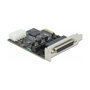 DeLOCK Tarjeta PCI Express x1 a 4 x Serie RS-232 con alimentación 5 V/12 V