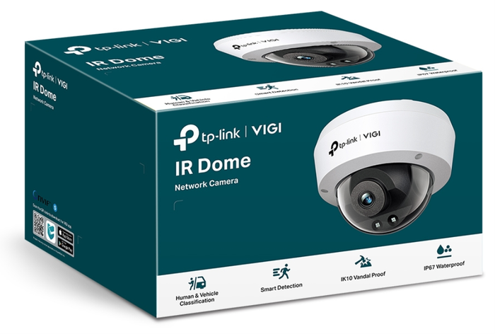 TP-Link VIGI C220I(4mm) Cámara de Seguridad IP Interior y Exterior 2MP 1920x1080, Visión Nocturna 30m, Montaje en Techo
