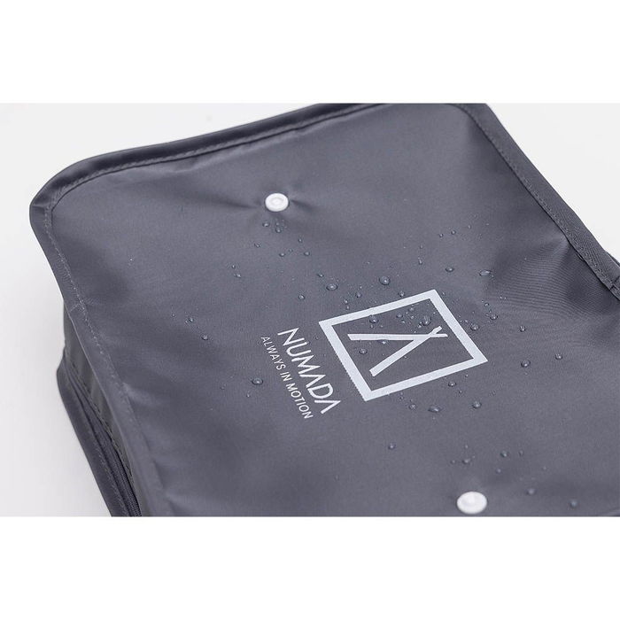 Numada Organizador de Maleta Gris Oscuro 8 Piezas Impermeable Multiusos Cremallera Doble Cursor Rejilla Visibilidad