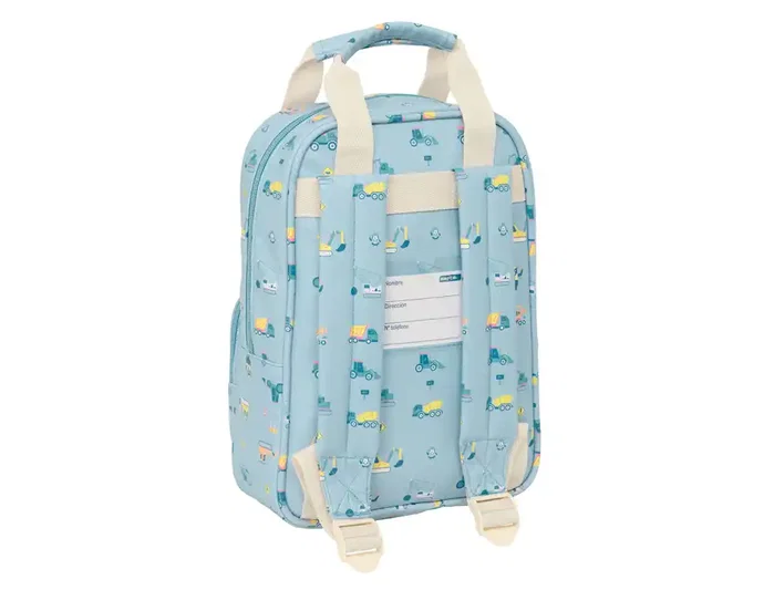 Safta Mochila Gruas Preescolar 28cm Safta Mochila Gruas Preescolar 28cm