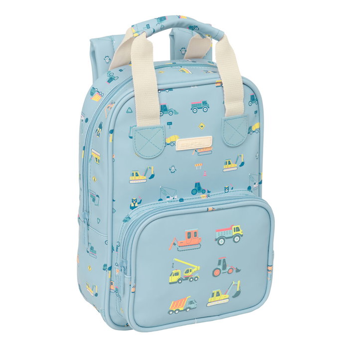Safta Mochila Gruas Preescolar 28cm Safta Mochila Gruas Preescolar 28cm