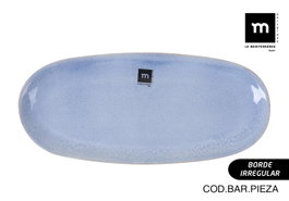La Mediterranea Fuente Oval Macarella Blue 33x14.8x2.7cm
