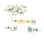Deqube Domino Doble 6 con Caja Metálica D00325 - Juego de Mesa Tradicional para Niños +6 Años y Adultos