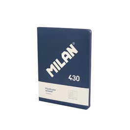 MILAN Planificador 430 since 1918 Perpetuo Semanal/Mensual Azul (Set de 3)