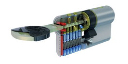 TESA Cilindro Alta Seguridad TX85 35 x 35 mm Leva Corta R13