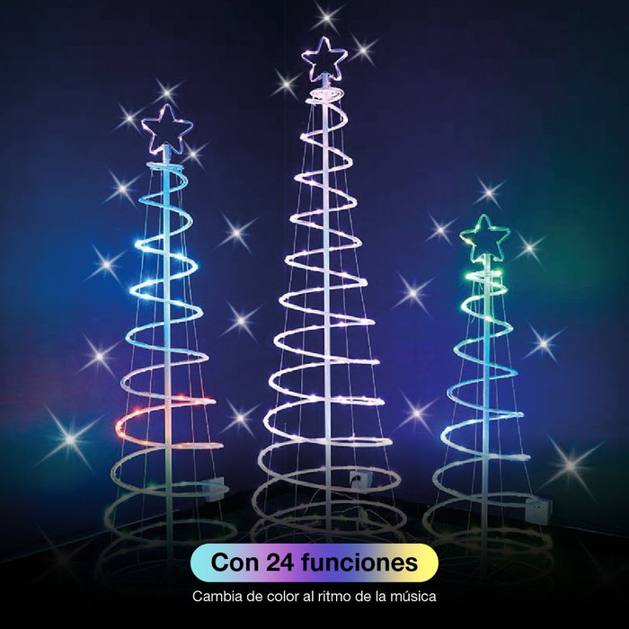 GSC Evolution Árbol LED inteligente 1,5M 24 funciones RGB Bluetooth GSC Evolution Árbol LED inteligente 1,5M 24 funciones RGB Bluetooth