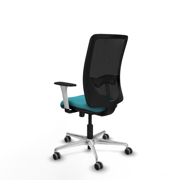 PIQUERAS Y CRESPO Silla de oficina Zulema con mecanismo Sincro/Traslack, Turquesa y Negro PIQUERAS Y CRESPO Silla de oficina Zulema con mecanismo Sincro/Traslack, Turquesa y Negro
