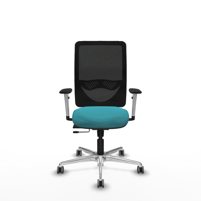 PIQUERAS Y CRESPO Silla de oficina Zulema con mecanismo Sincro/Traslack, Turquesa y Negro PIQUERAS Y CRESPO Silla de oficina Zulema con mecanismo Sincro/Traslack, Turquesa y Negro