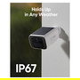Anker eufy SoloCam S220 Cámara de Seguridad IP 135° 2-Cam Pack, Inalámbrica, Interior y Exterior IP67, Visión Nocturna, Alimentación Solar, Blanco