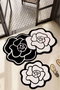 Mijölnir Bungari Rose Juego de Alfombrillas de Baño Antideslizantes y Lavables, Suaves y Esponjosas, Color Verde