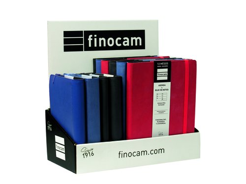Finocam Agenda Anual 2027 Duo Duoband Assortiment con Expositor de 10 Finocam Agenda Anual 2027 Duo Duoband Assortiment con Expositor de 10