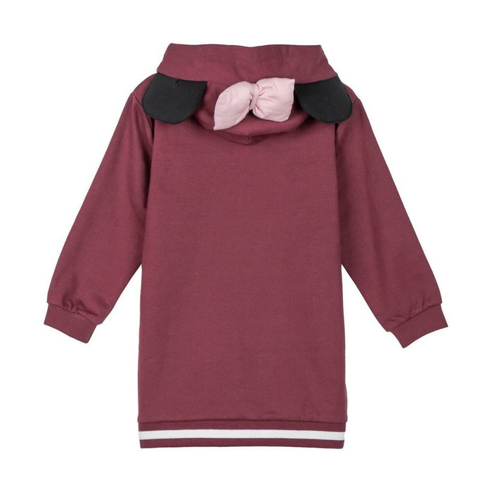 Cerdá Vestido Cotton Brushed Minnie 7 Años Dark Red