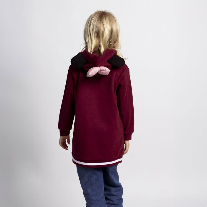 Cerdá Vestido Cotton Brushed Minnie 7 Años Dark Red