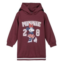 Cerdá Vestido Cotton Brushed Minnie 7 Años Dark Red