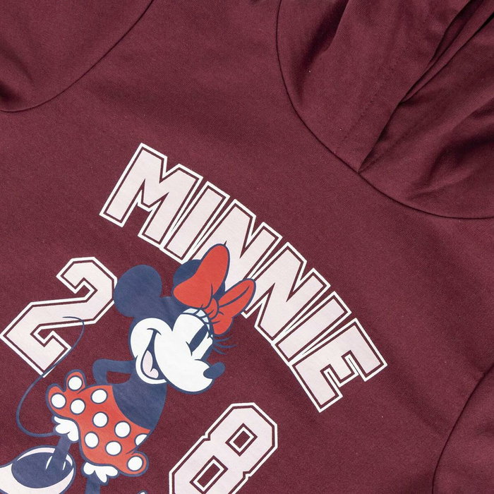 Cerdá Vestido Cotton Brushed Minnie 7 Años Dark Red