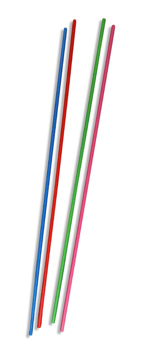 Algon Set 20 Pajitas Cartón Colores 50 cm de Largo x 0.6 cm de Ancho (24 Unidades)