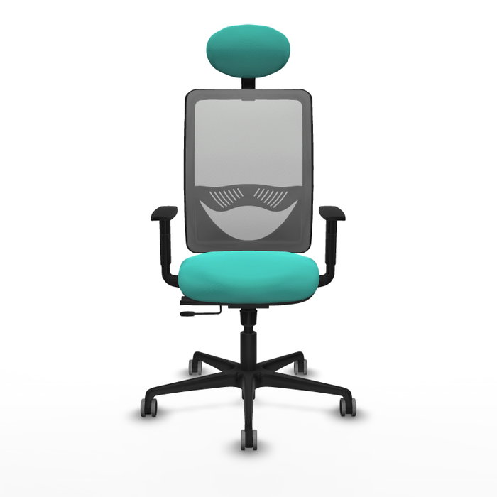 PIQUERAS Y CRESPO Silla de oficina Zulema Turquesa y Gris PIQUERAS Y CRESPO Silla de oficina Zulema Turquesa y Gris