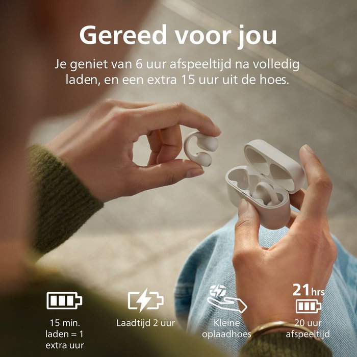 PHILIPS Auriculares TWS Clip OWS