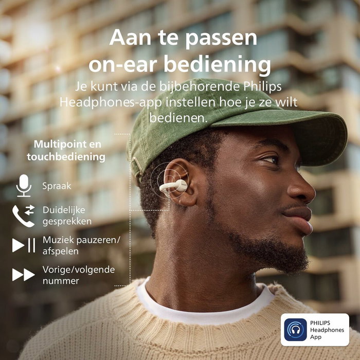 PHILIPS Auriculares TWS Clip OWS