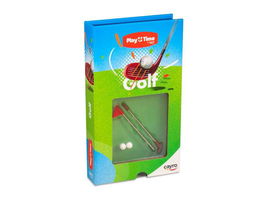 Cayro Play Time Golf, Juego de Golf de Mesa Mini 10x19 cm con Palo, Pelotas y Bandera, Idioma Inglés