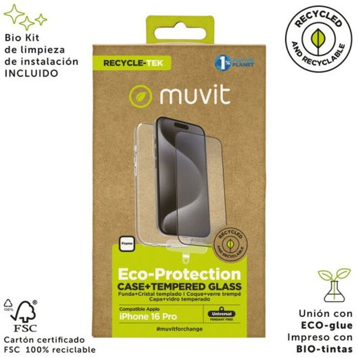 Funda para Móvil Muvit iPhone 16 Pro