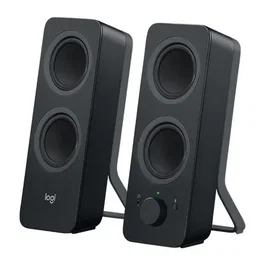 Logitech Altavoces Z207 Bluetooth Estéreo 2.0, 10W Potencia Pico, Conexión Doble por Bluetooth y Cable 3.5mm, Para PC, TV, Smartphone, Negro