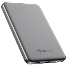 Boompods PowerSnap 5000mAh Graphite Magnetic Powerbank USB-C PD 20W