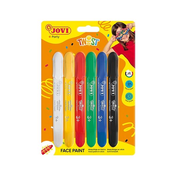Jovi Pack de 6 Barras de Maquillaje Twist en Stick Colores Surtidos Jovi Pack de 6 Barras de Maquillaje Twist en Stick Colores Surtidos