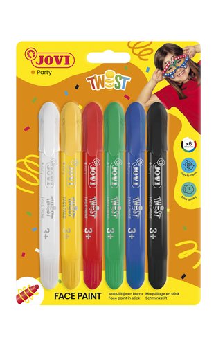 Jovi Pack de 6 Barras de Maquillaje Twist en Stick Colores Surtidos Jovi Pack de 6 Barras de Maquillaje Twist en Stick Colores Surtidos