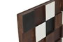 DKD Home Decor Decoración de pared Mango 90x4x90 Cuadrados 3D