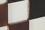 DKD Home Decor Decoración de pared Mango 90x4x90 Cuadrados 3D