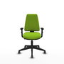 PIQUERAS Y CRESPO Silla de oficina Elche en color Pistacho con Similpiel